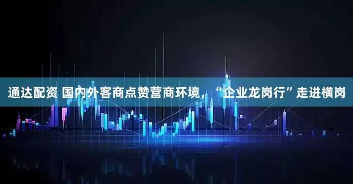 通达配资 国内外客商点赞营商环境，“企业龙岗行”走进横岗